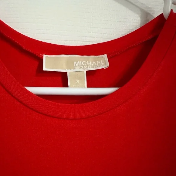 Michael Kors Red Sleeveless Top Size Medium #Wedding Guest #Party #Date Night - Picture 3 of 5